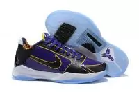 nike kobe 5 chaussures basketball lakers purple